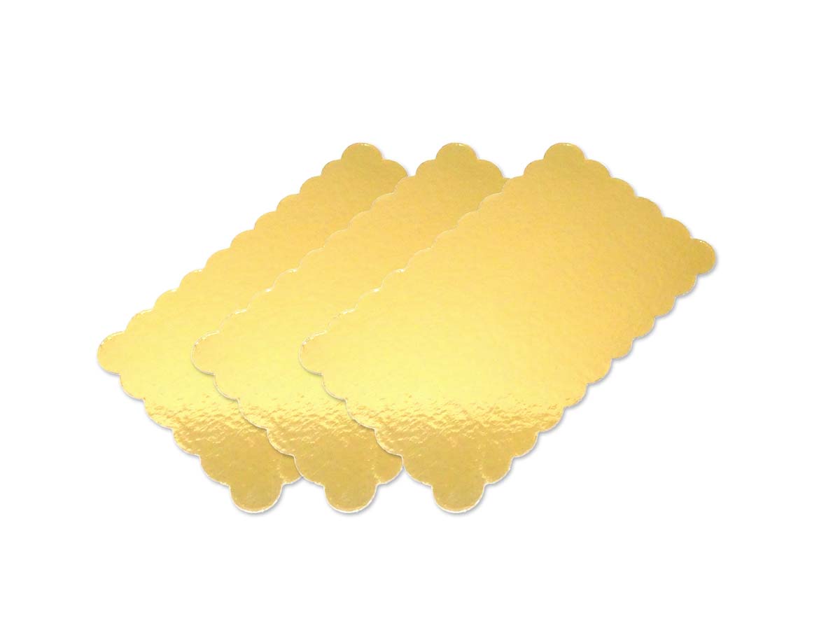 Kuchenplatte Rechteckig Gold