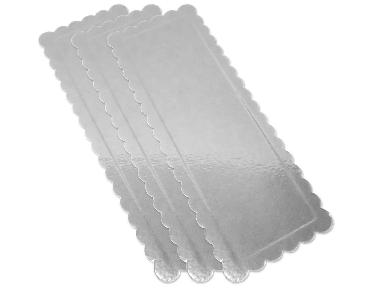 Kuchenplatte Rechteckig Silber