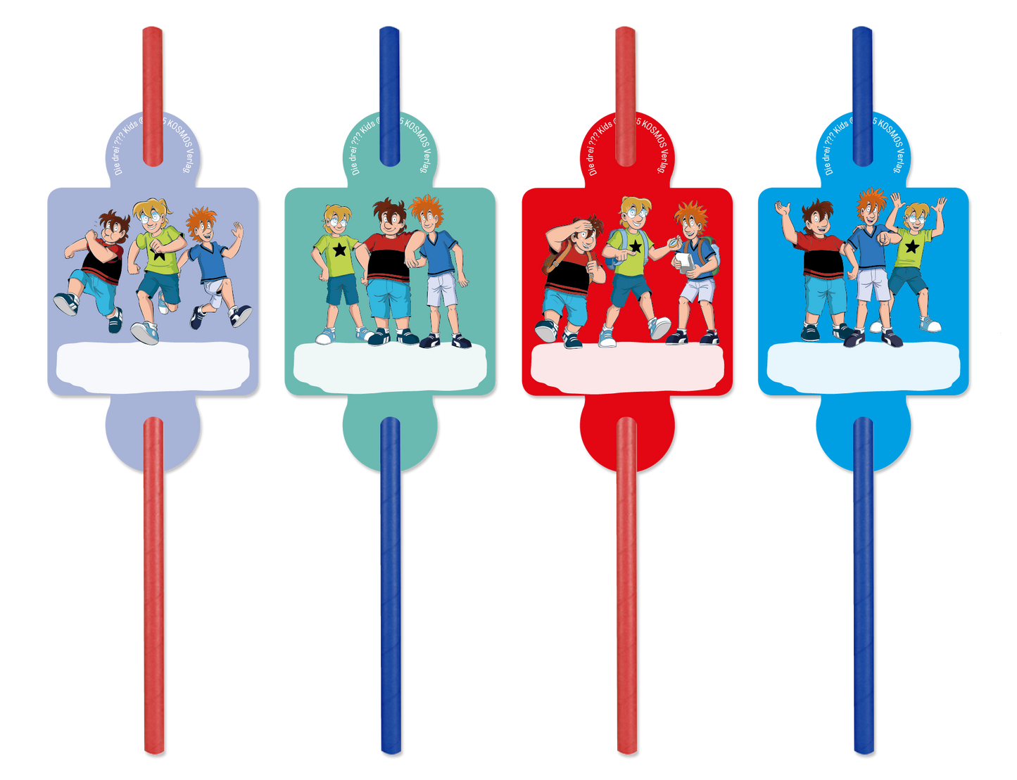 Die Drei ??? Kids Trinkhalme