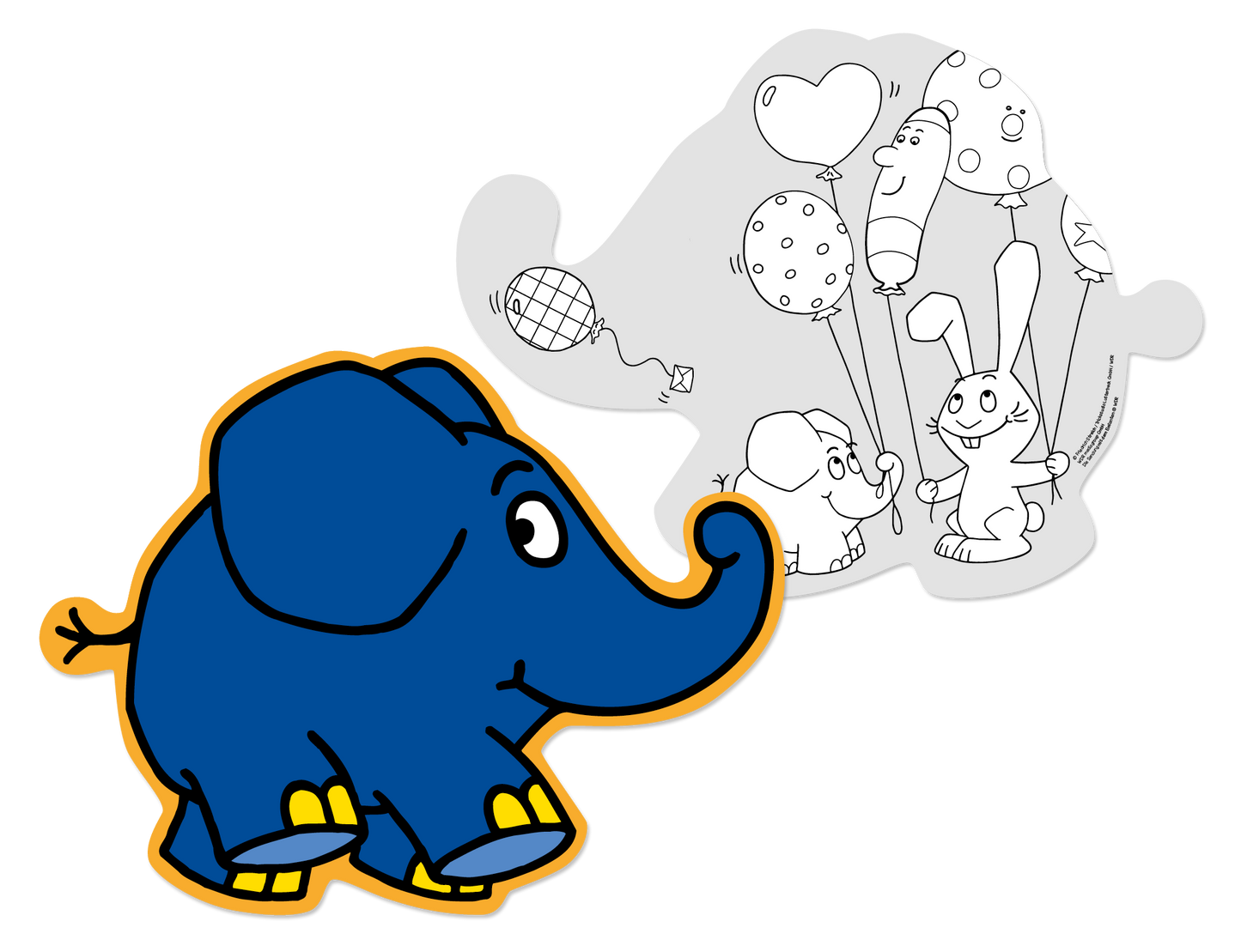 Die Sendung mit dem Elefanten Platzsets