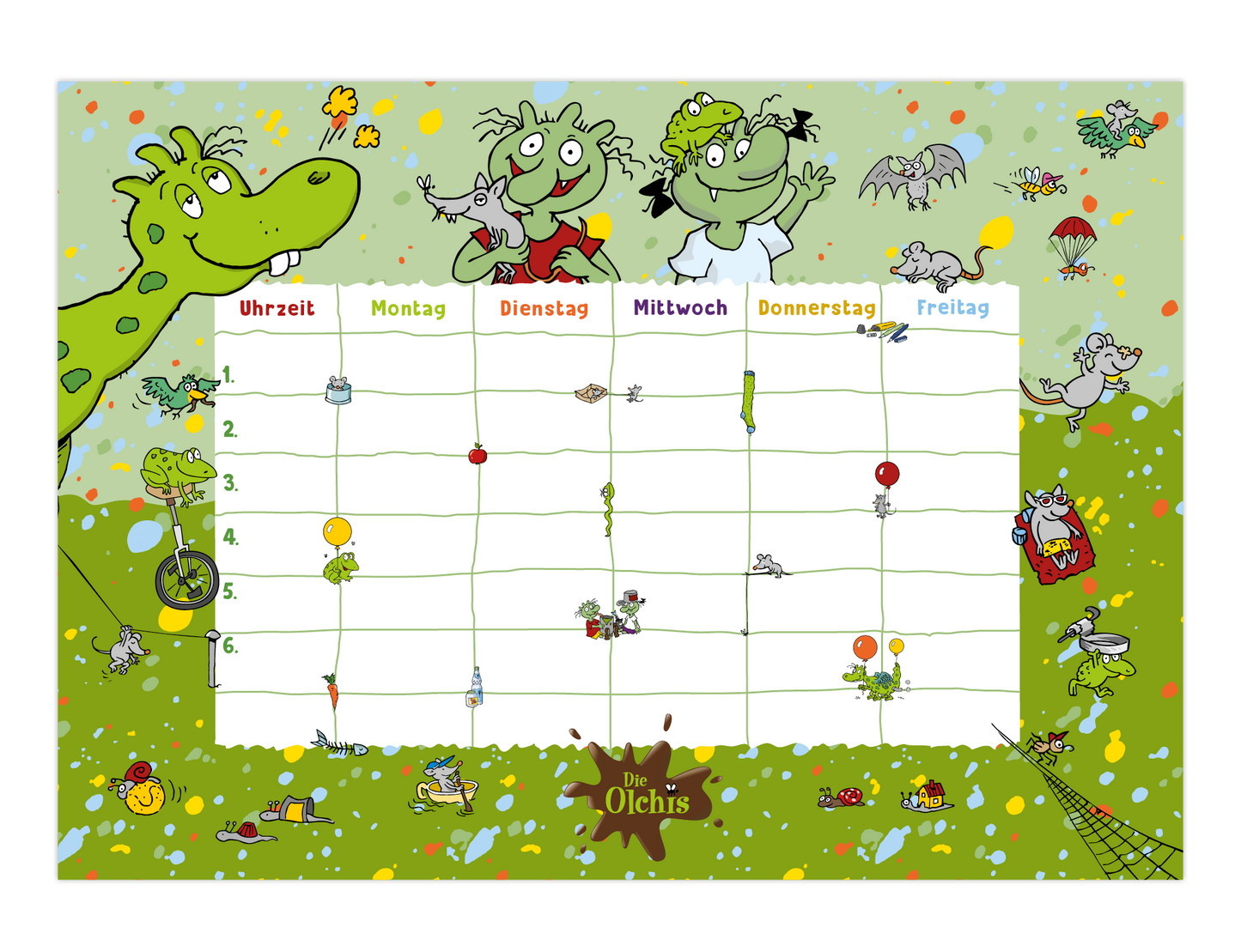 Olchis Stundenplan