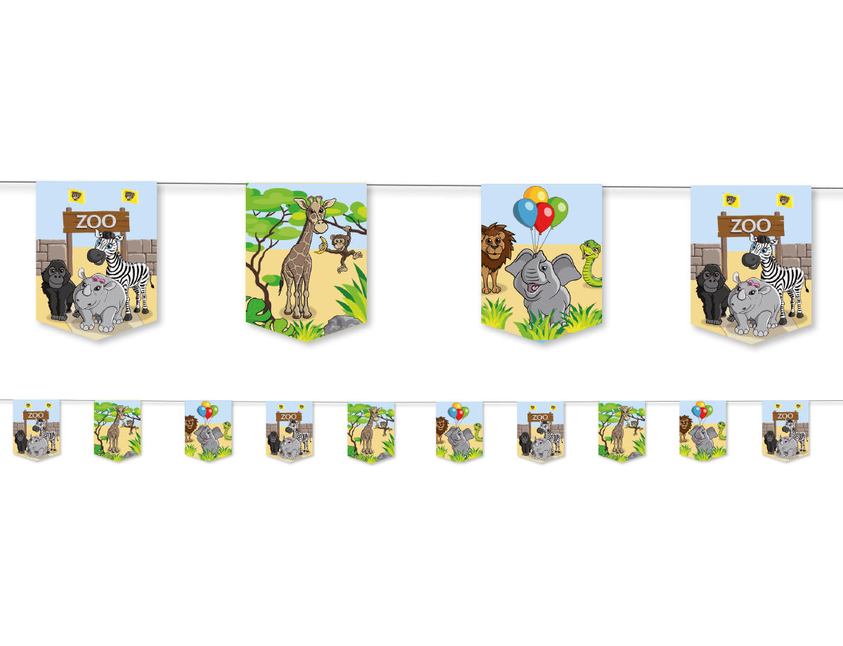 Zoo Wimpelkette