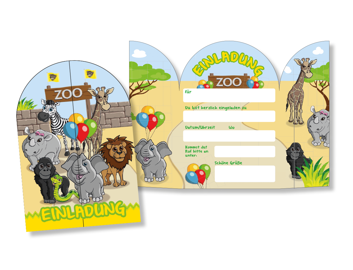 Zoo Einladung