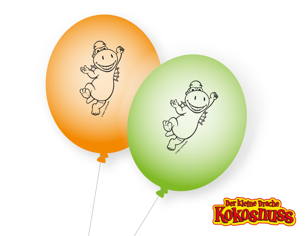 Drache Kokosnuss Ballons