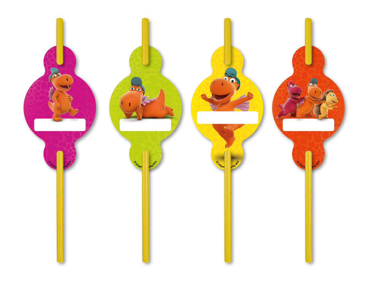 Drache Kokosnuss Trinkhalme