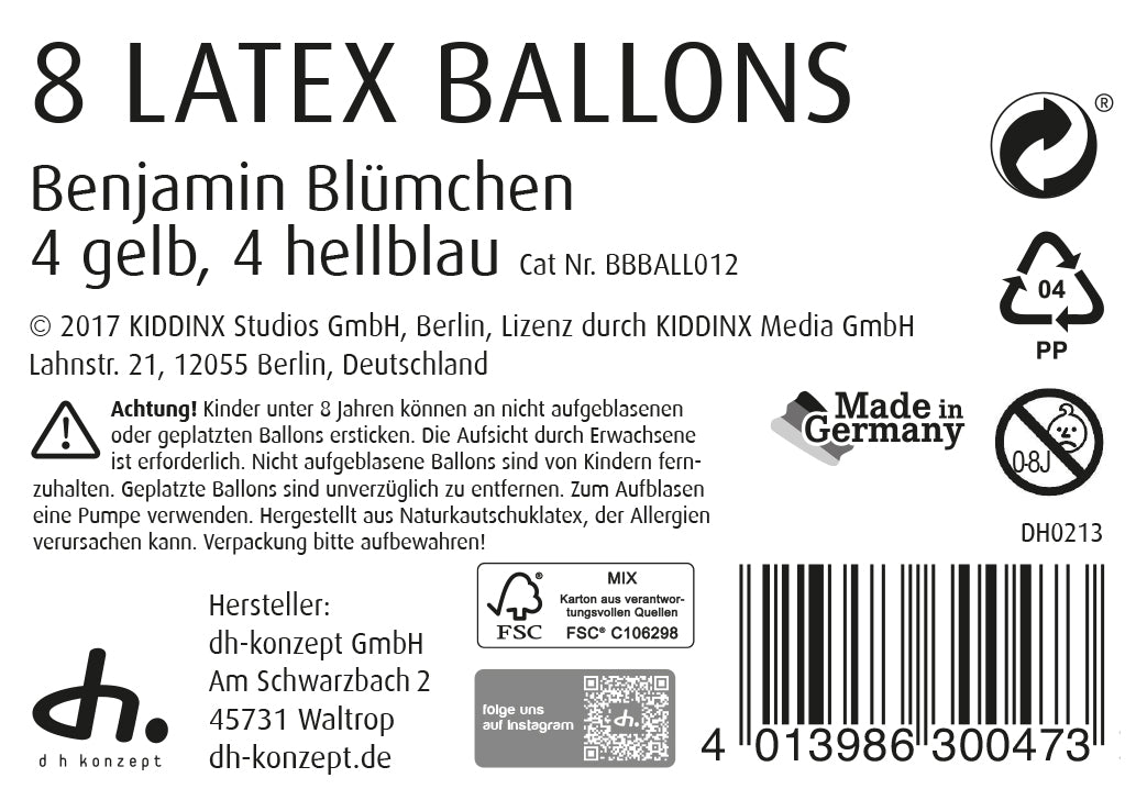 Benjamin Blümchen Ballons