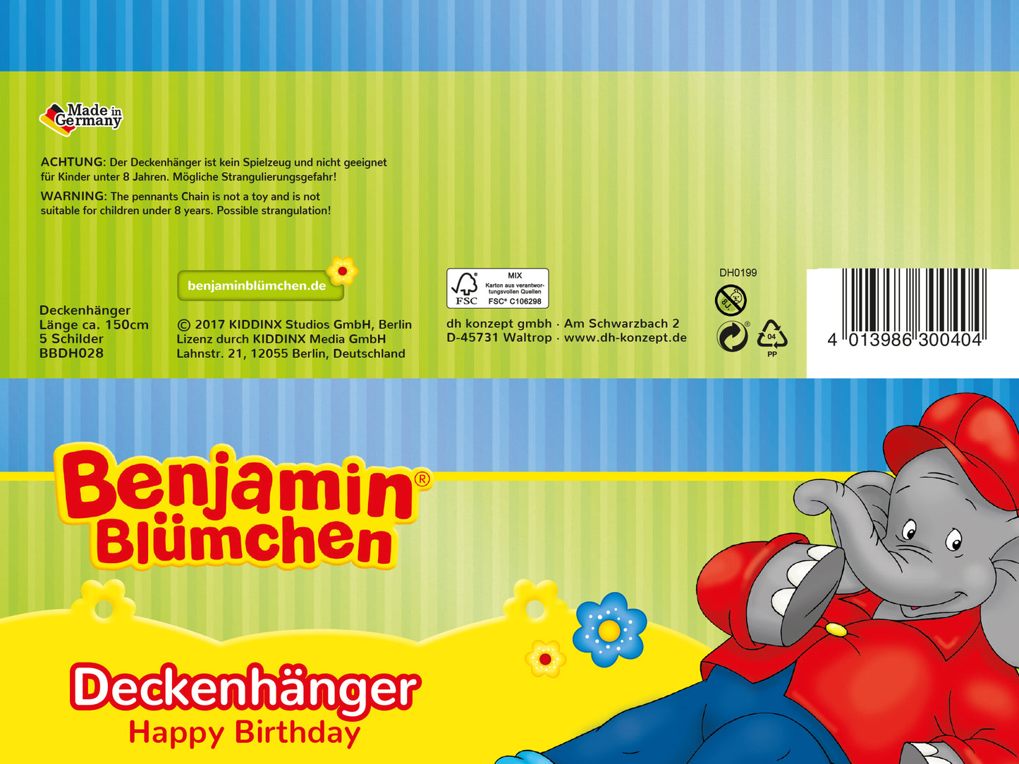 Benjamin Blümchen Deckenhänger