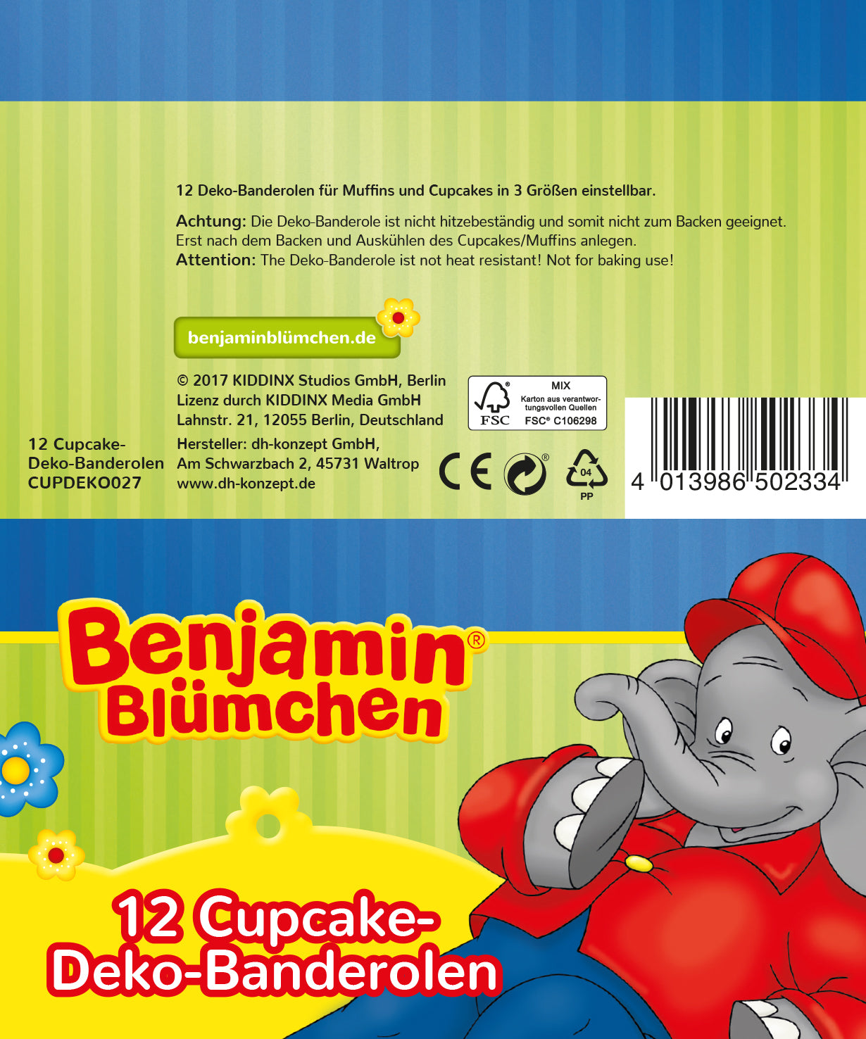 Benjamin Blümchen Cupcake