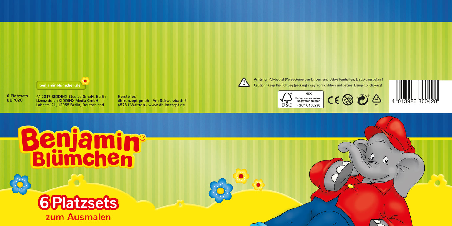 Benjamin Blümchen Platzset