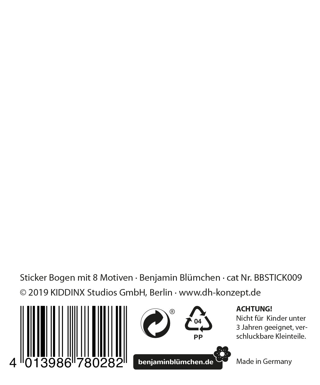 Benjamin Blümchen Sticker