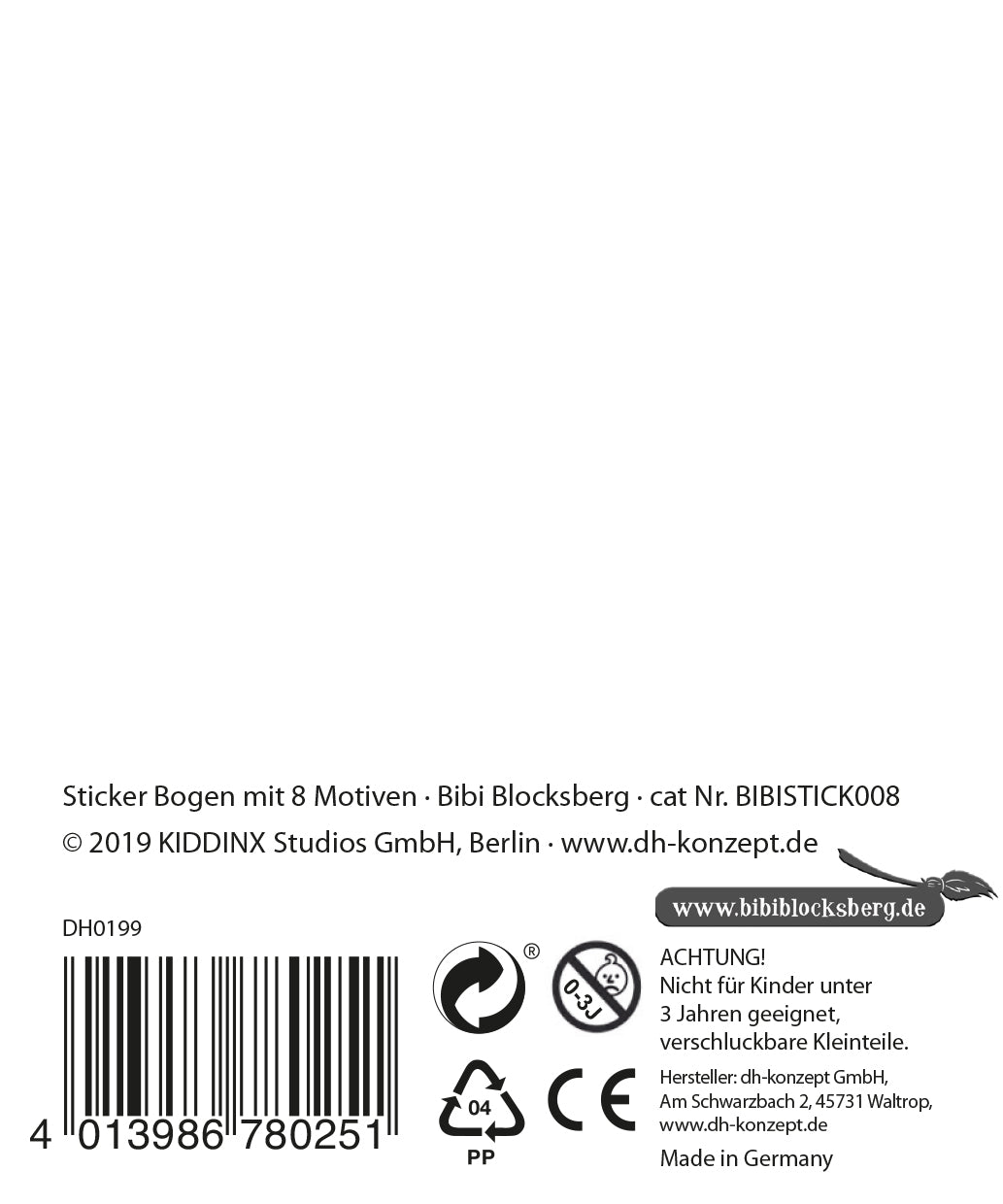 Bibi Blocksberg Sticker