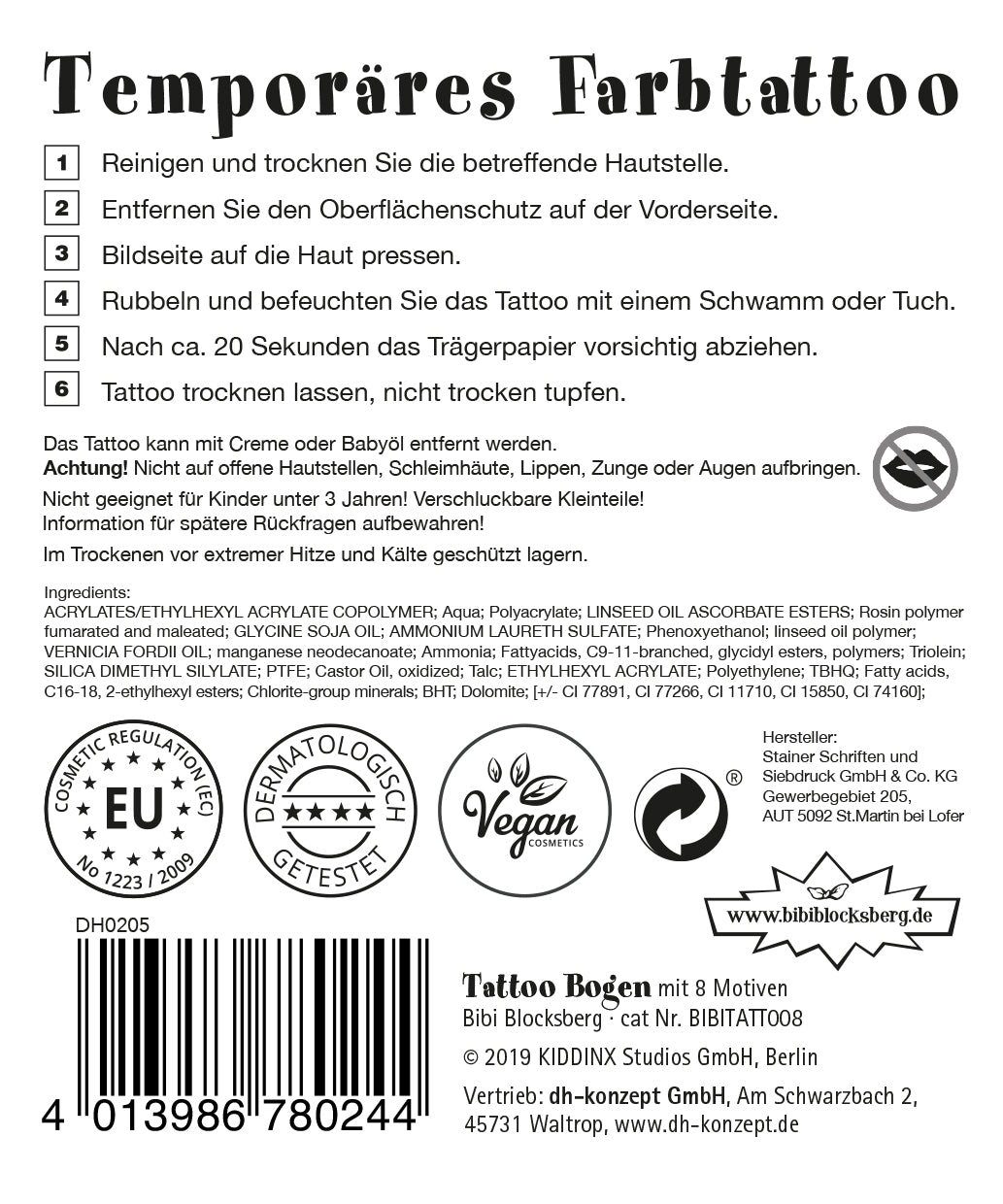 Bibi Blocksberg Tattoos