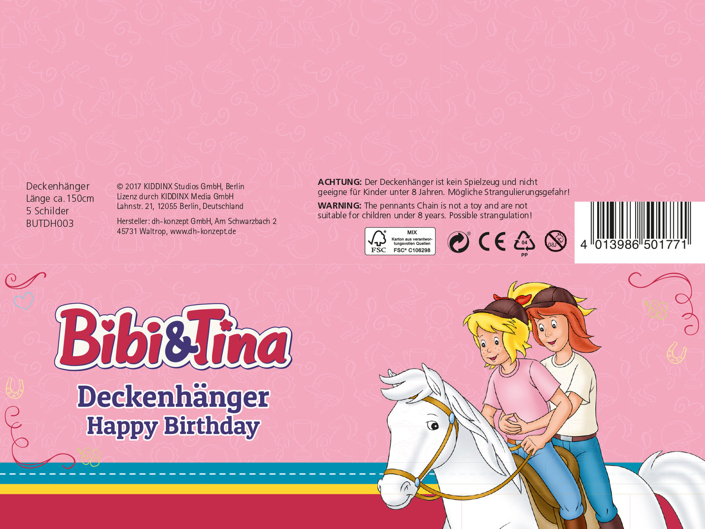 Bibi und Tina Deckenhänger