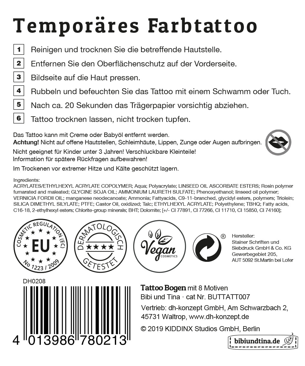 Bibi und Tina Tattoos