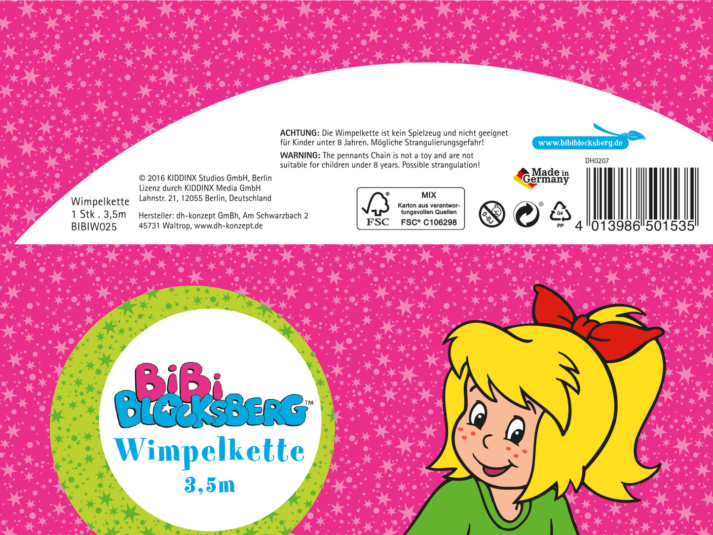 Bibi Blocksberg Wimpelkette