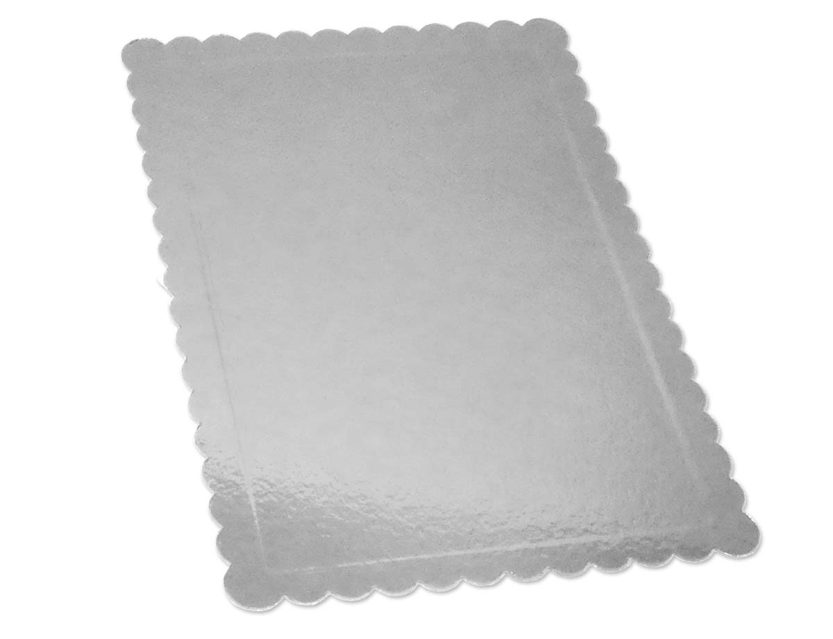 Kuchenplatte Rechteckig Silber