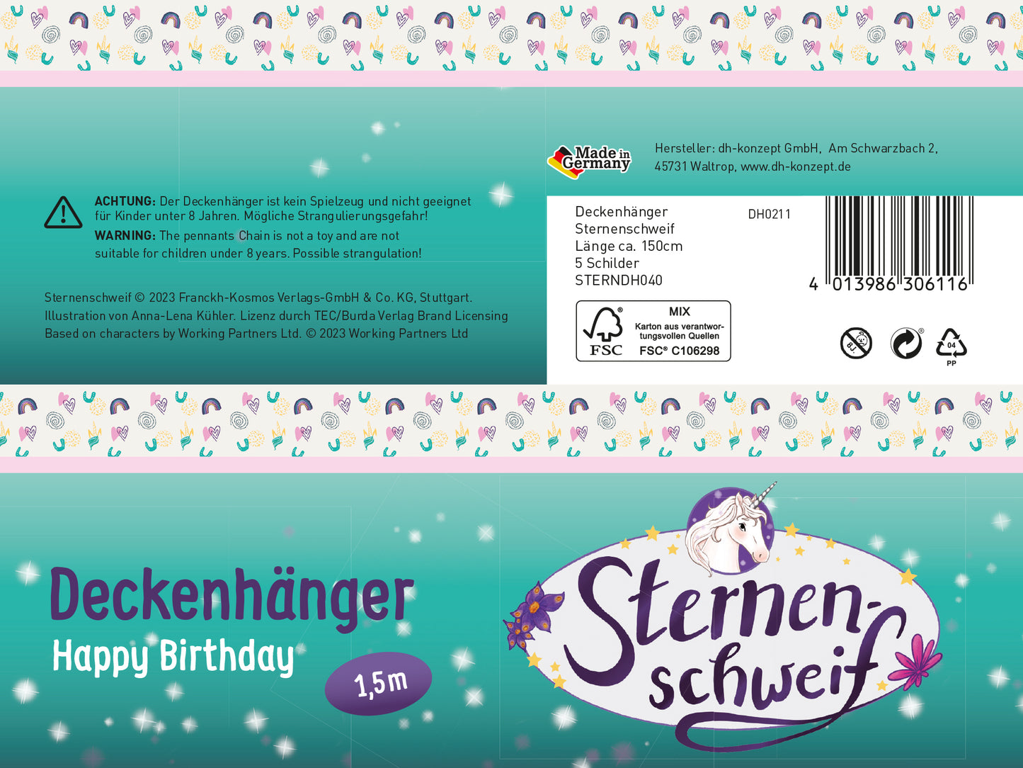 Sternenschweif Deckenhänger