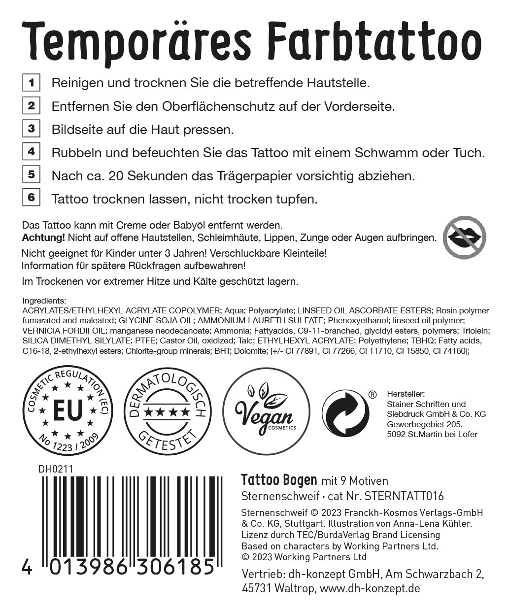 Sternenschweif Tattoo