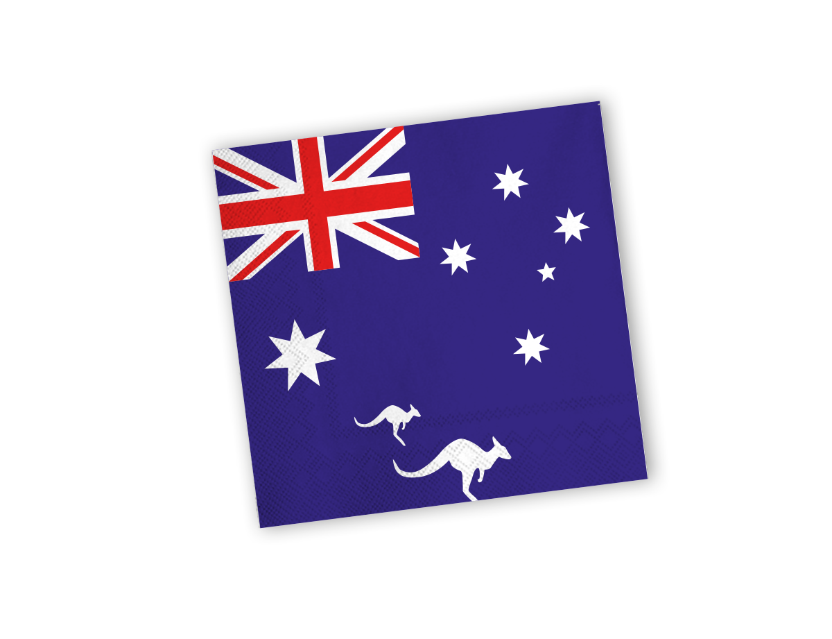 Australien Servietten