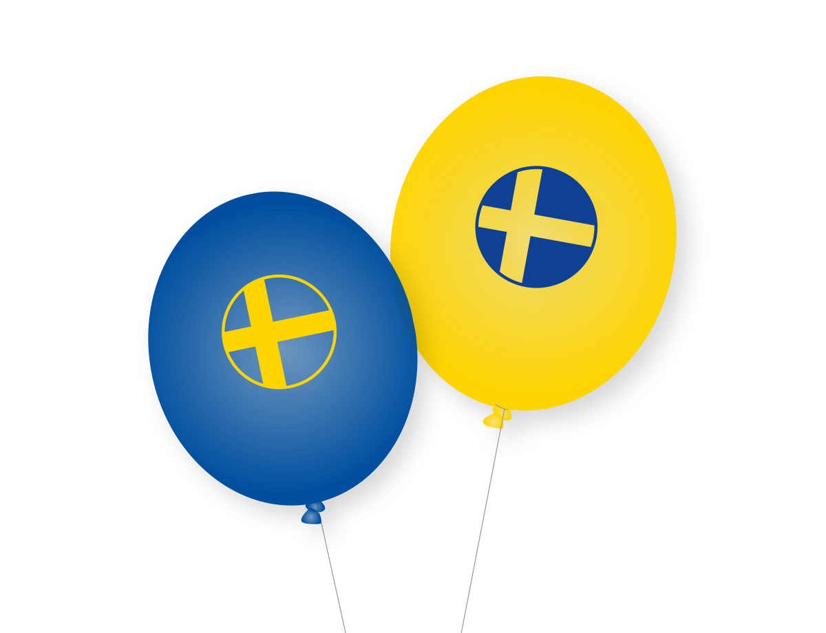 Schweden Ballons