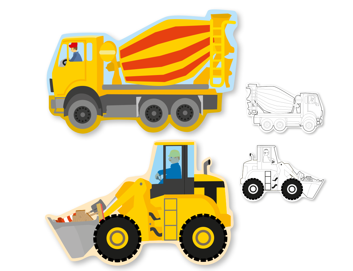 Baustelle Shape Platzset