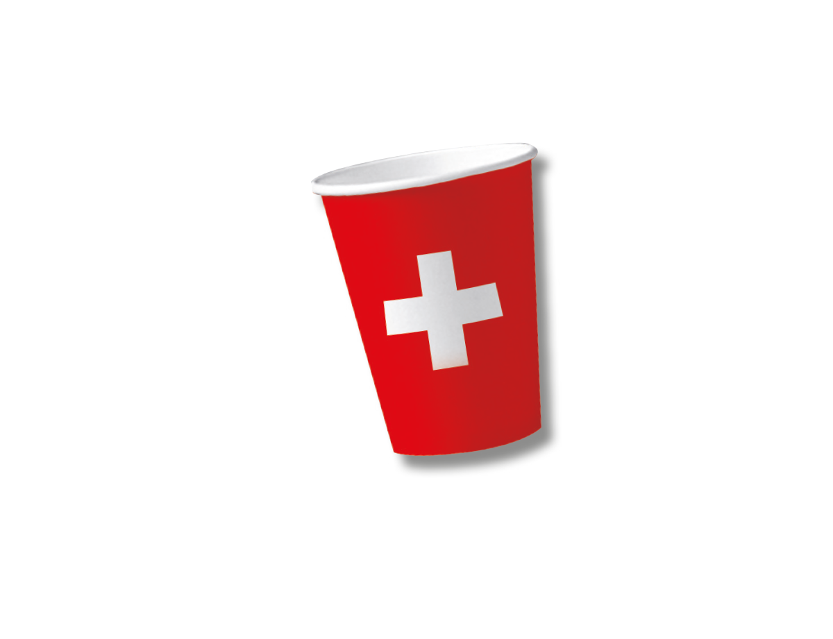 Schweiz Becher