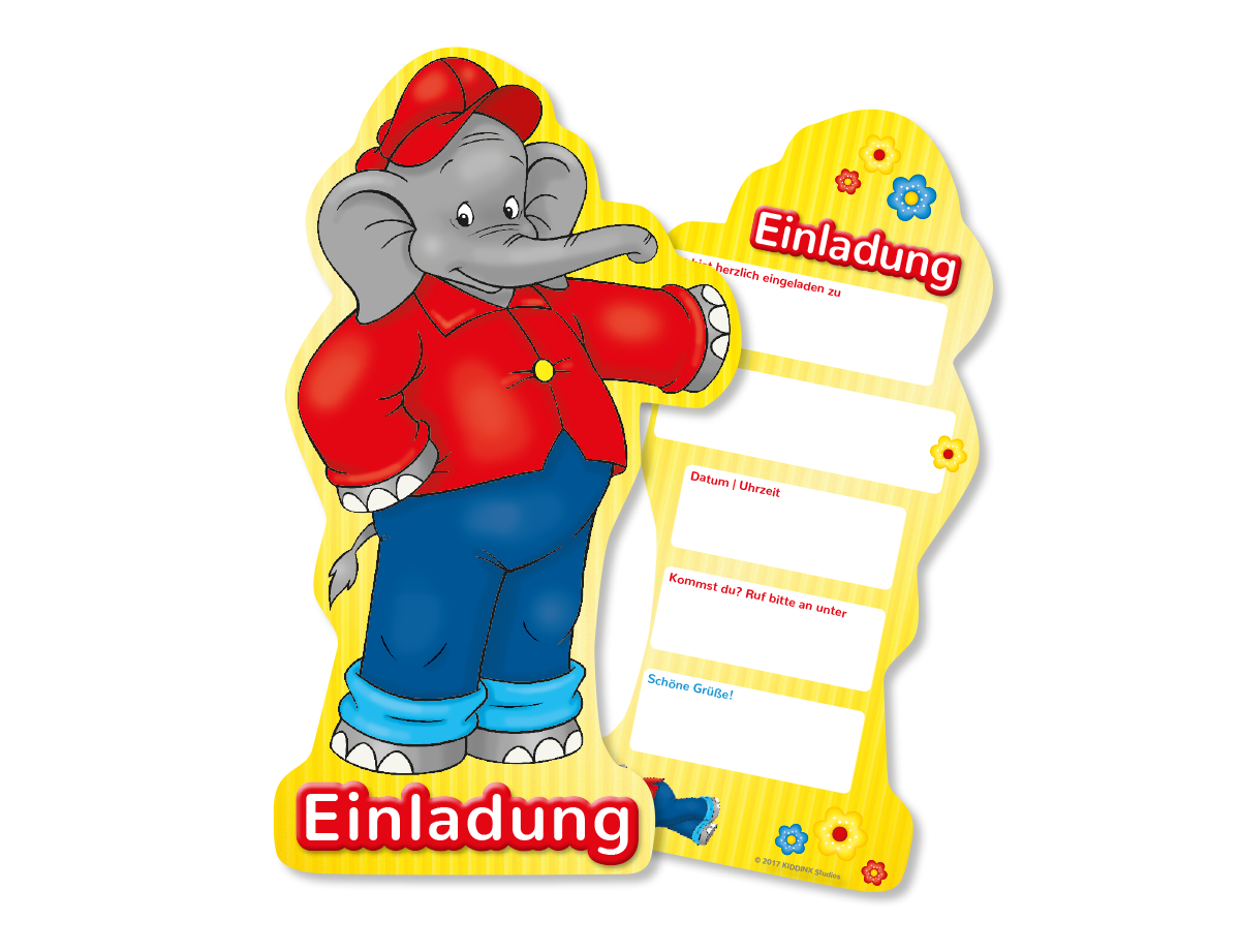 Benjamin Blümchen Einladung