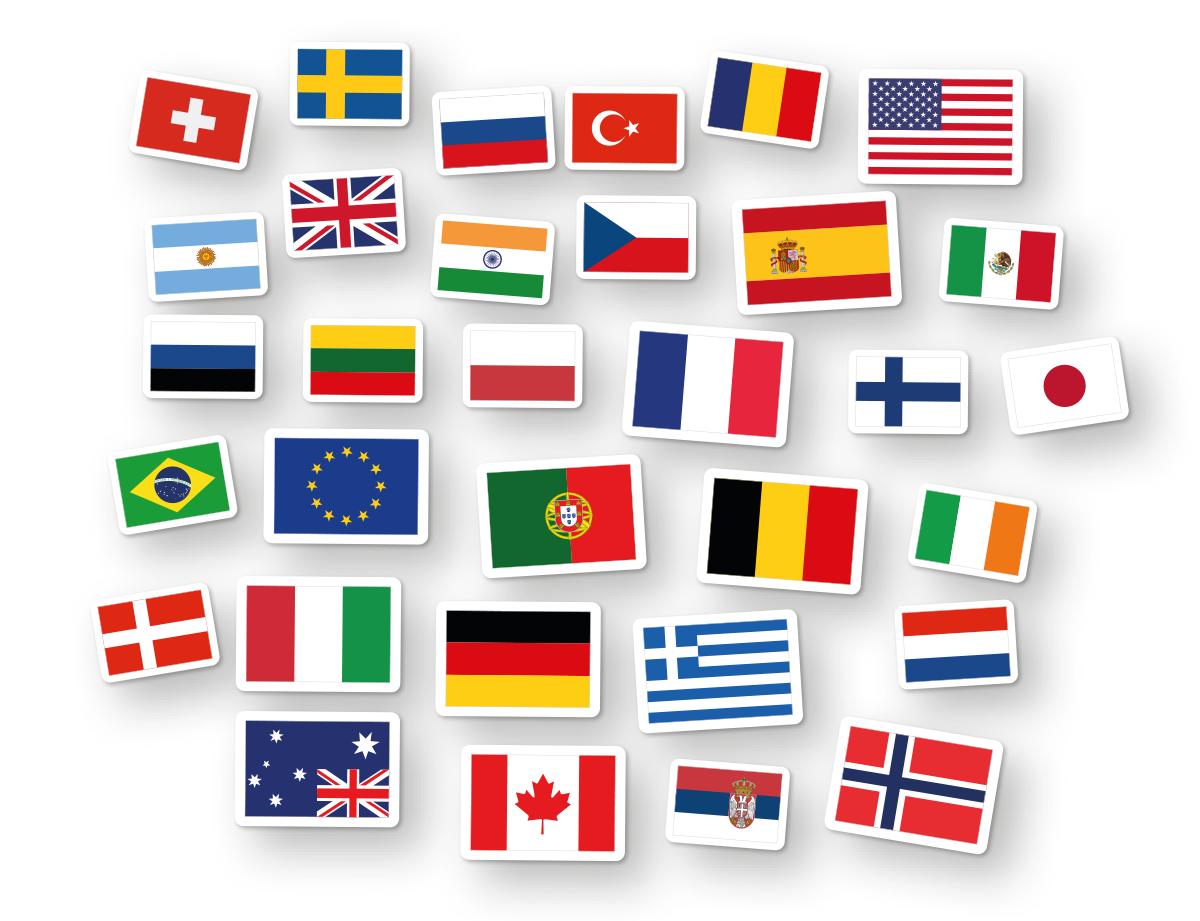 Länder XXL Konfetti