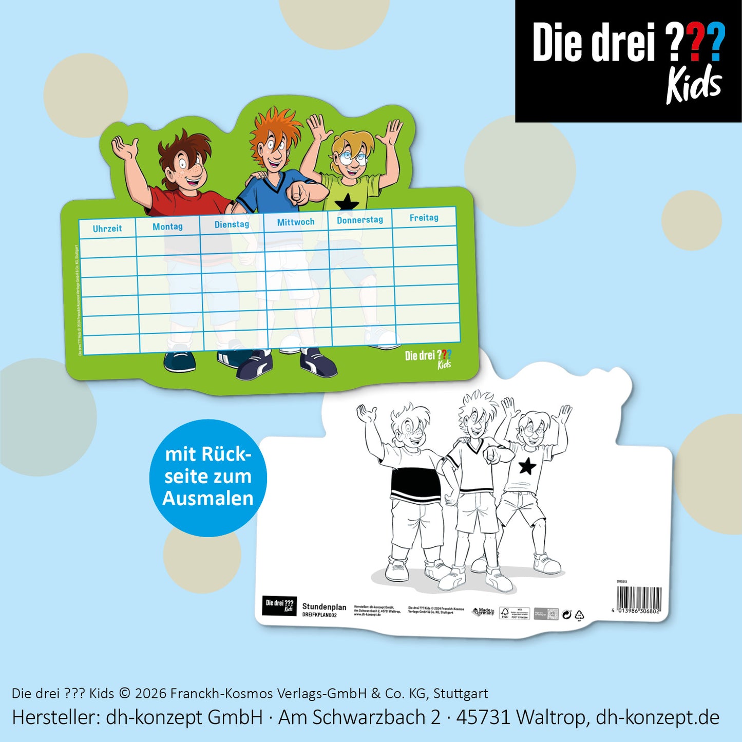 Die drei ??? Kids Schulanfang Set