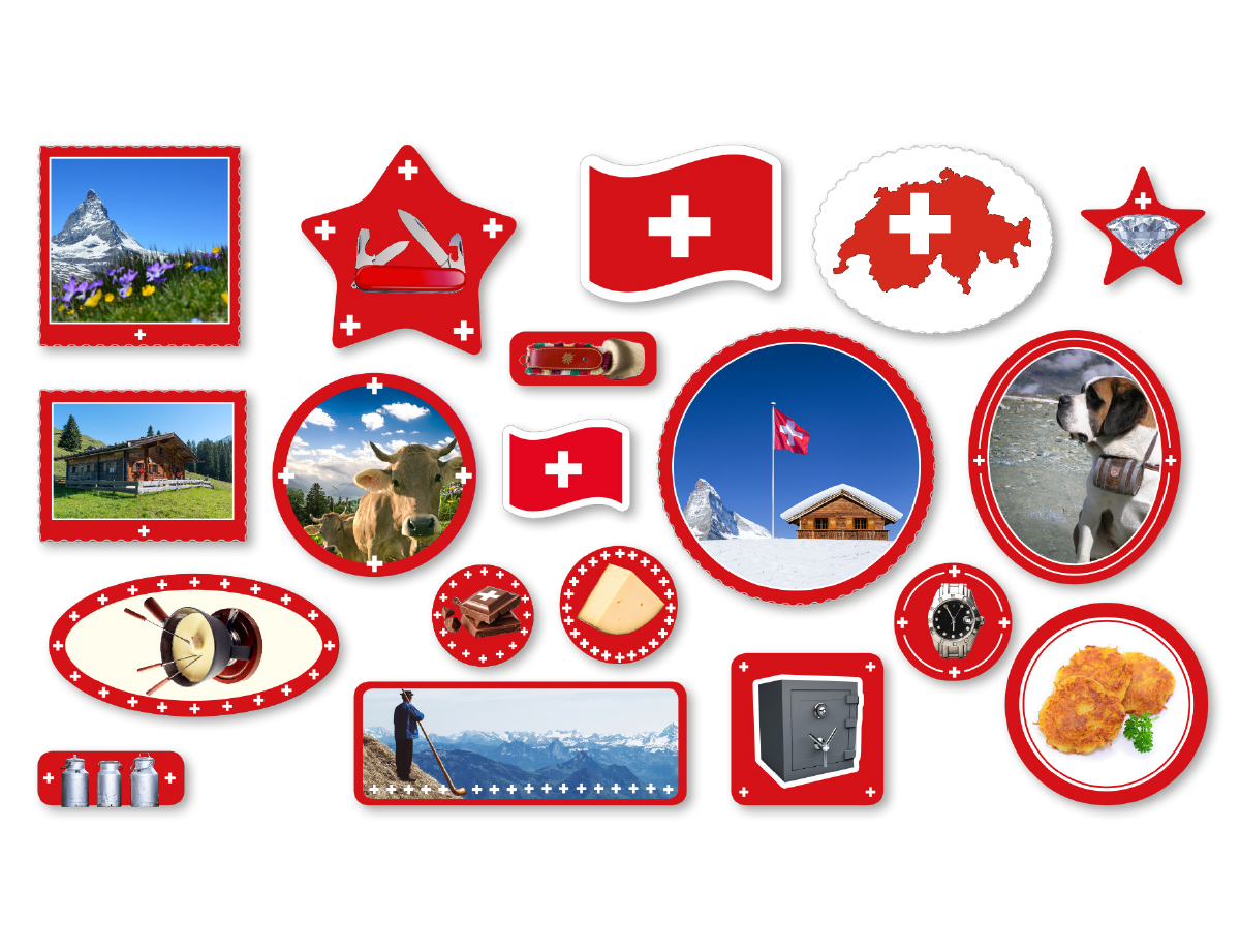 Schweiz XXL Konfetti