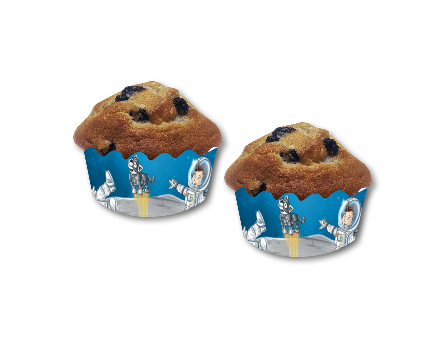 Major Tom Cupcake Banderole