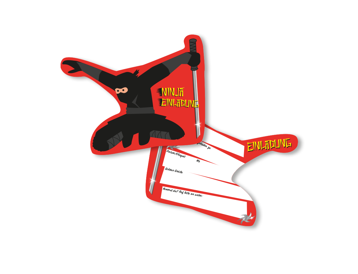 Ninja Einladung