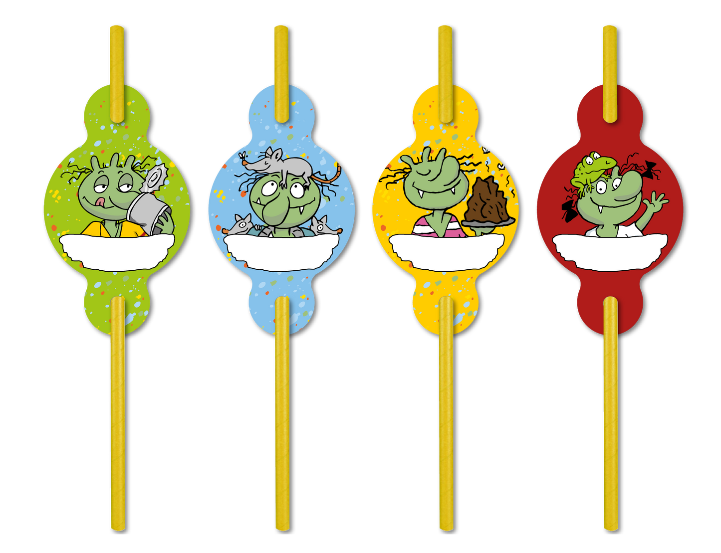 Die Olchis Trinkhalme