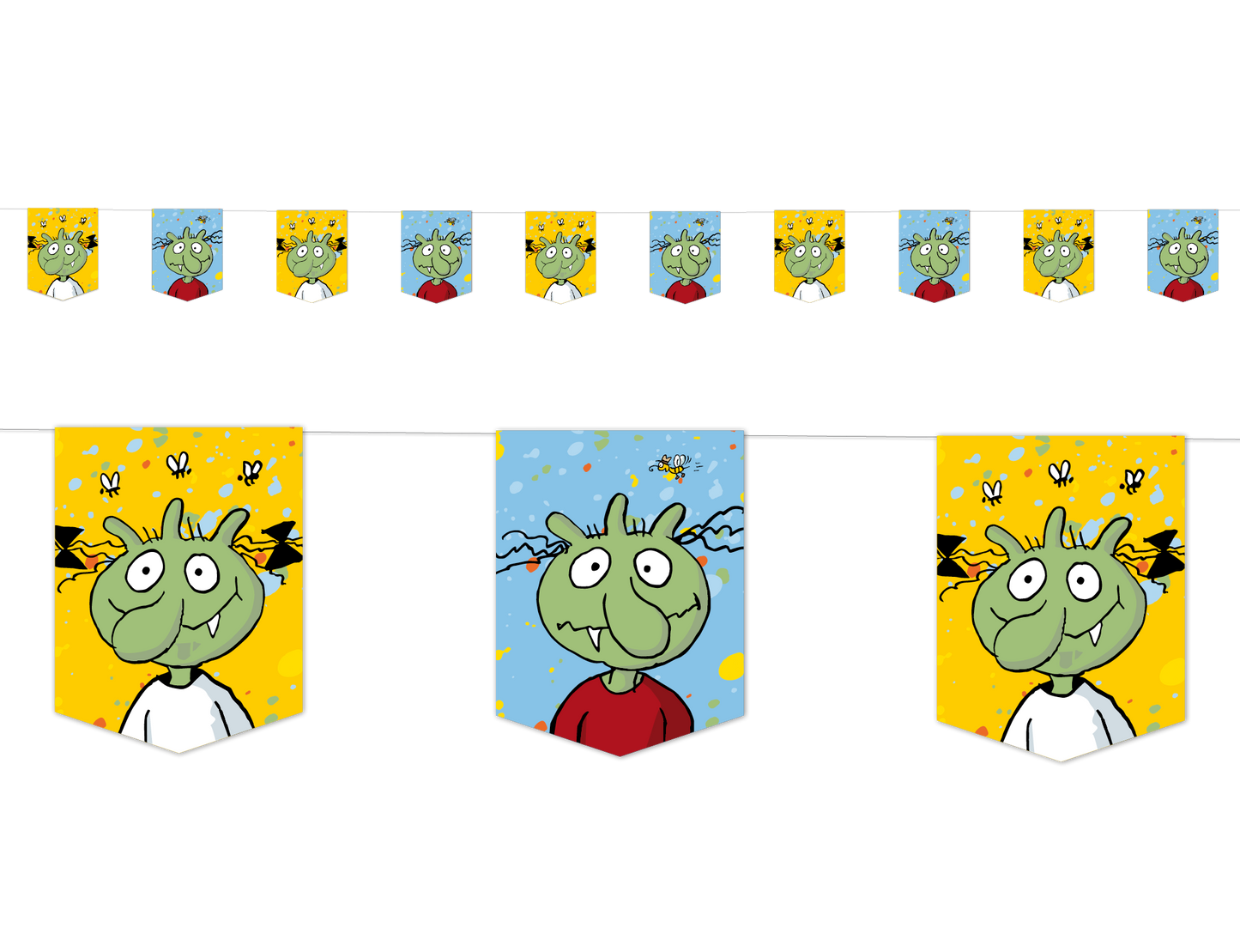 Die Olchis Wimpelkette