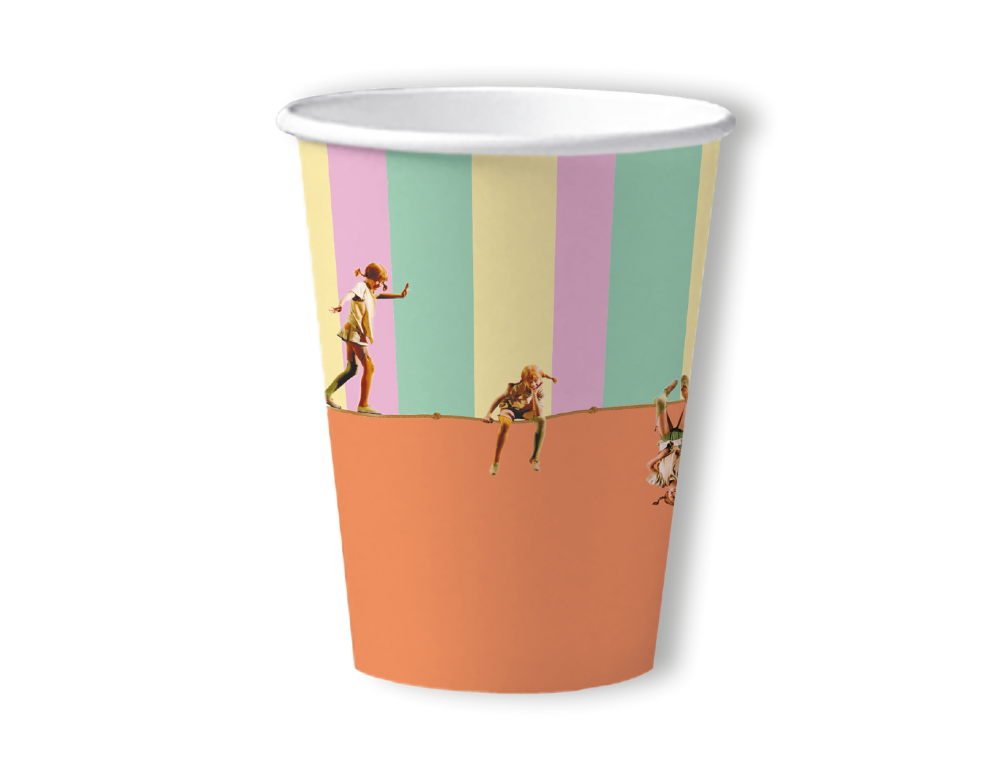 Pippi Langstrumpf Pappbecher