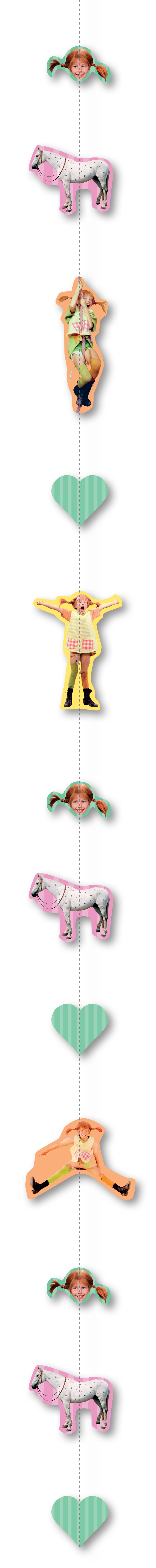 Pippi Langstrumpf Deckenhänger klein