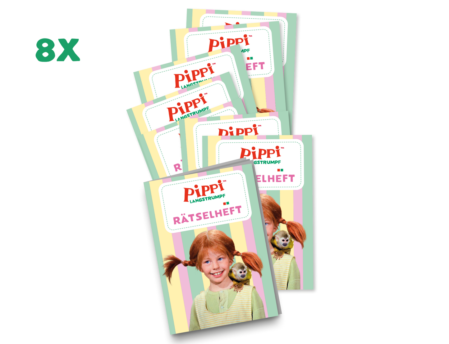 Pippi Langstrumpf Rätselhefte Set
