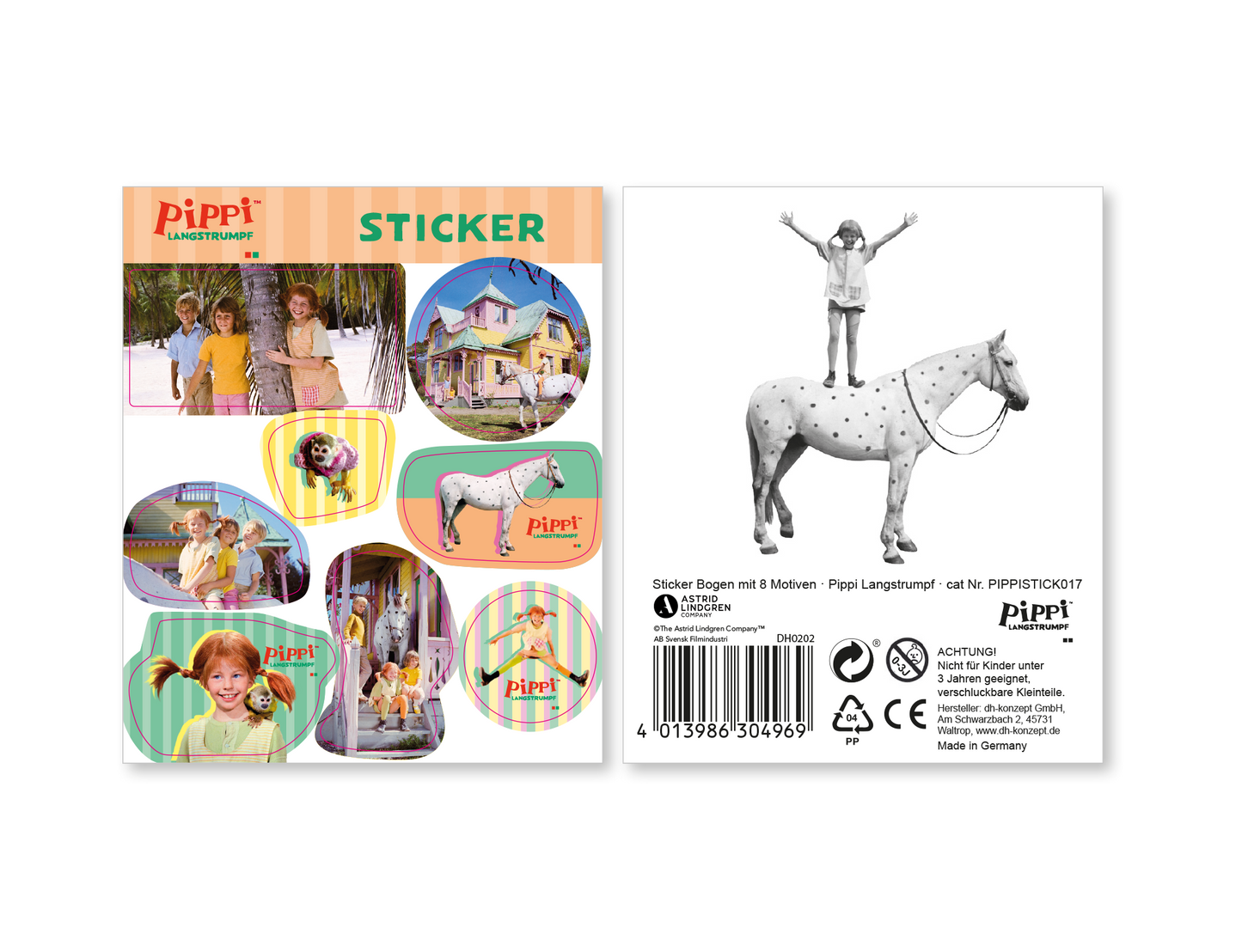 Pippi Langstrumpf Sticker