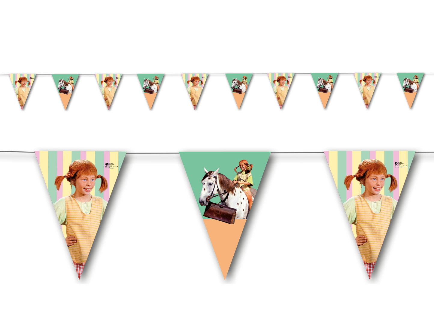 Pippi Langstrumpf Wimpelkette