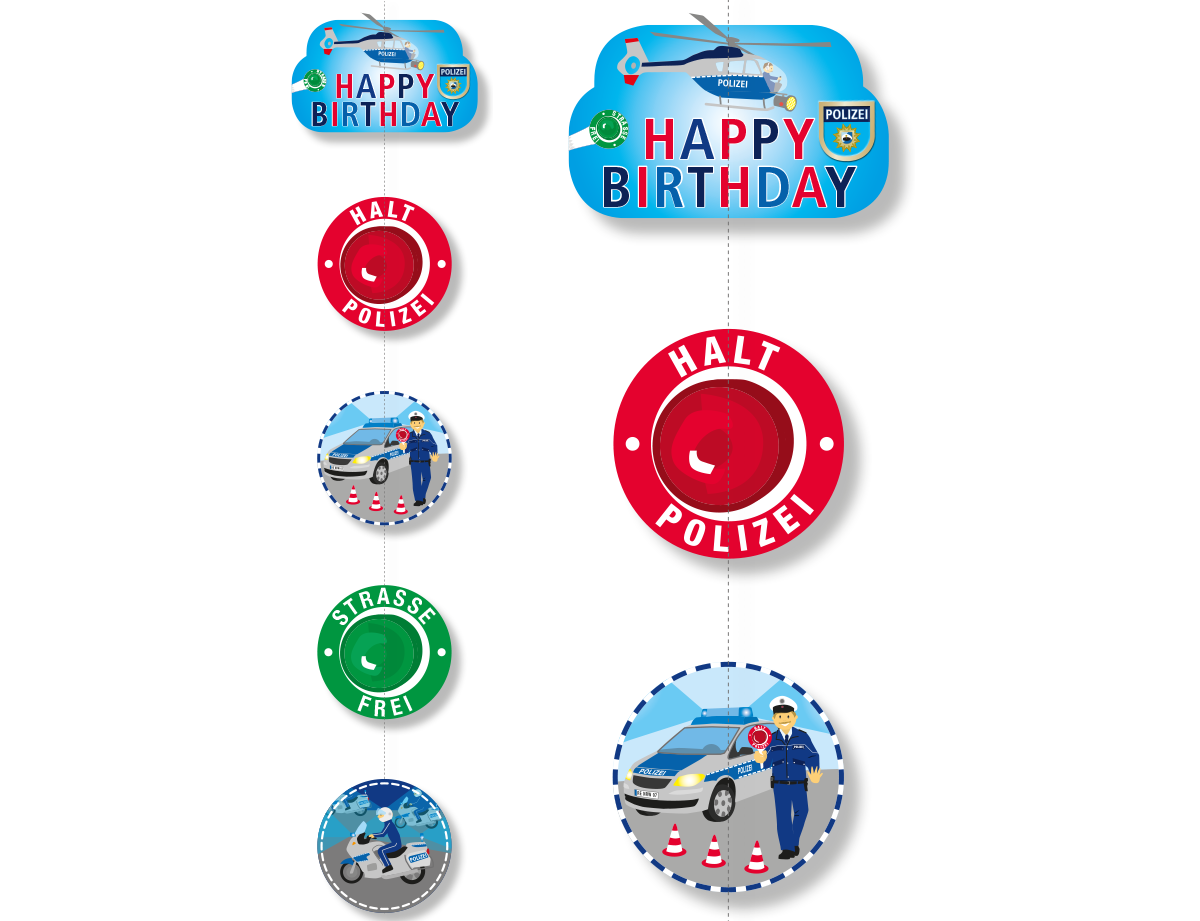 Polizei Deckenhänger