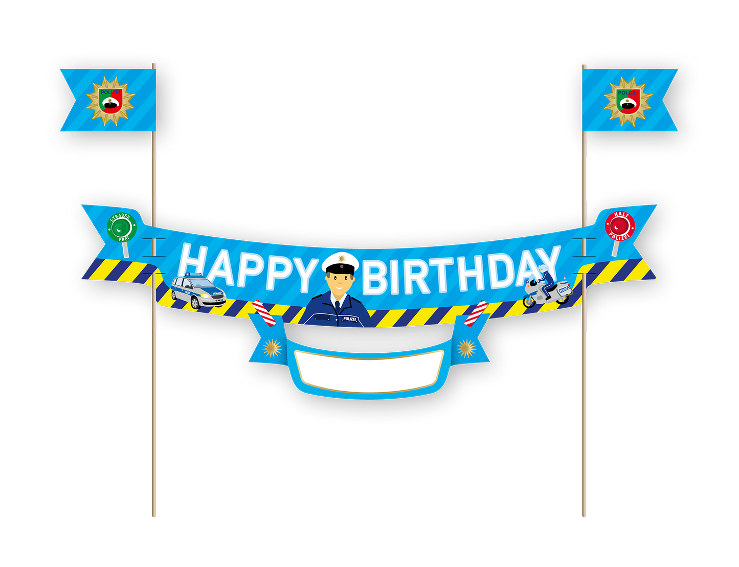 Polizei Tortenbanner