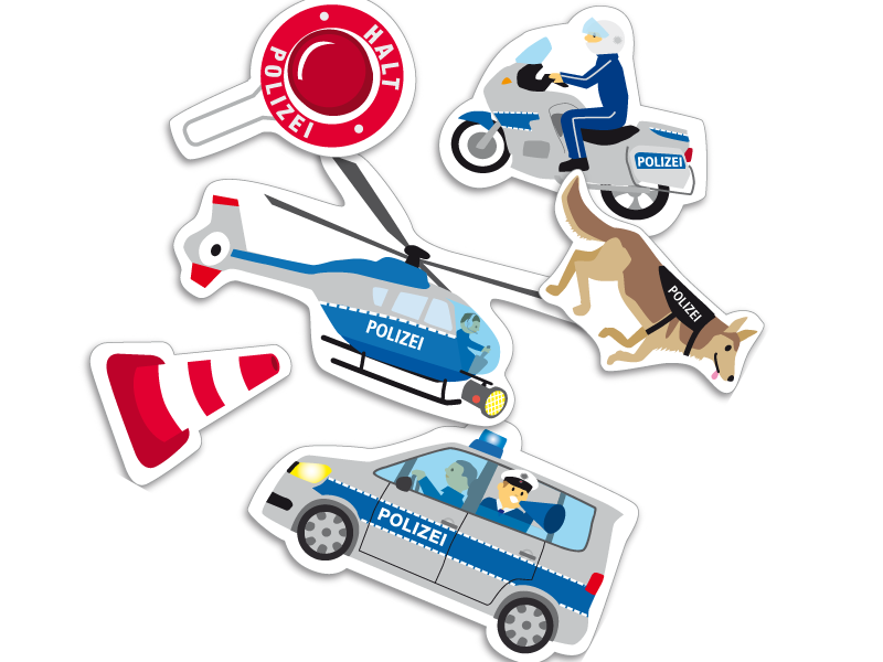 Polizei XXL Konfetti