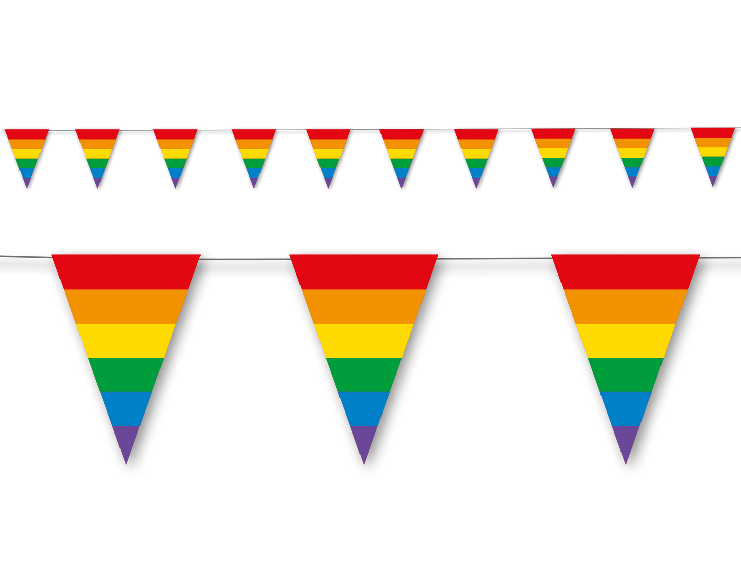 Pride Regenbogen Wimpelkette