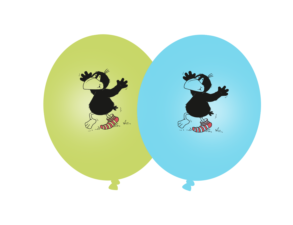 Rabe Socke Ballons