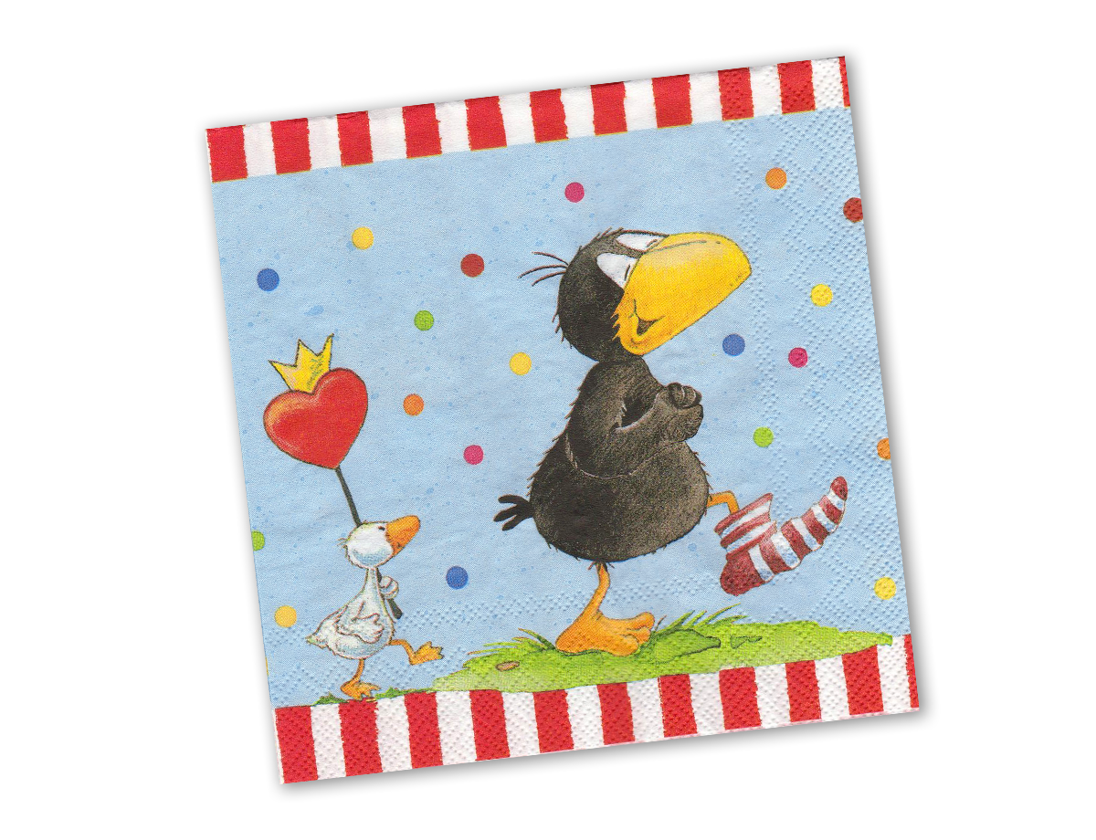 Rabe Socke Servietten