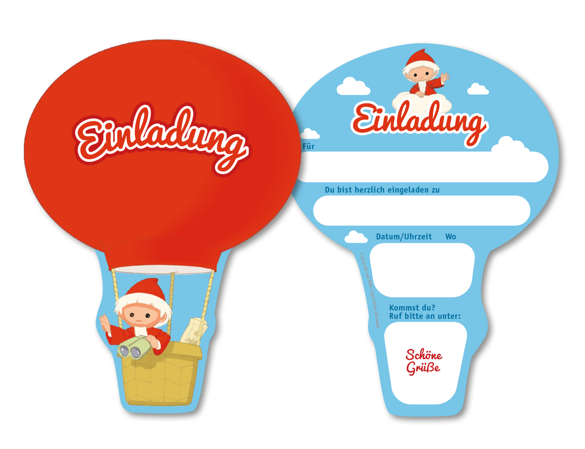 Sandmann Einladung
