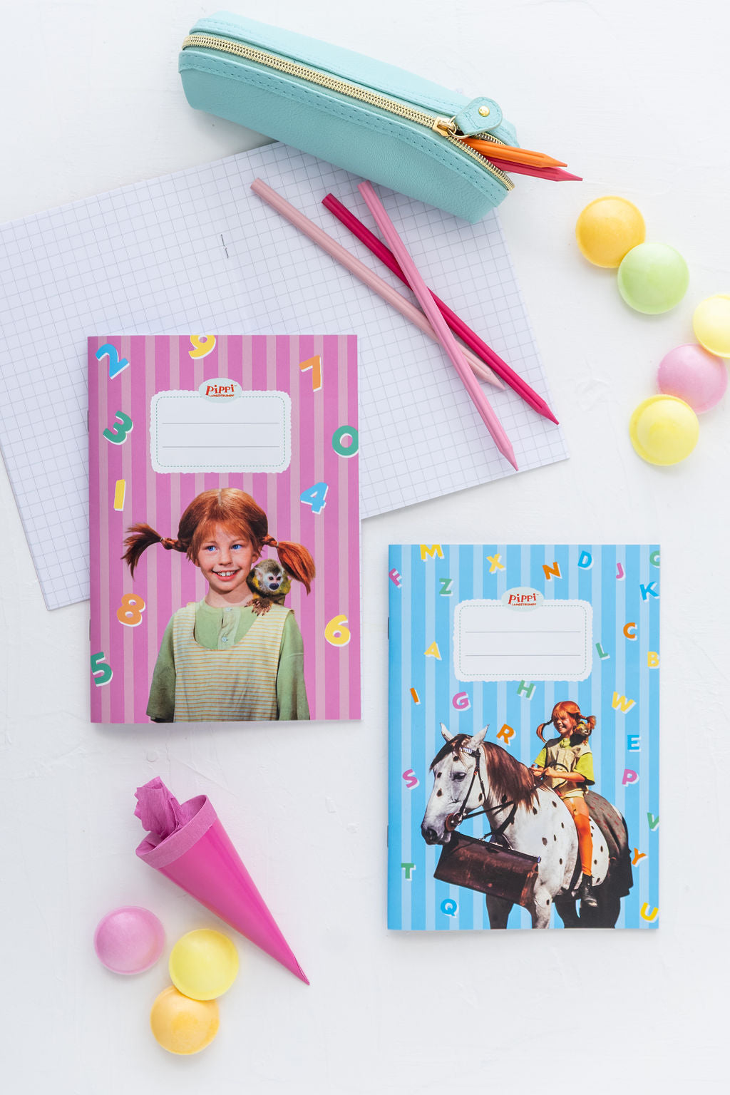 Pippi Langstrumpf Schulheft