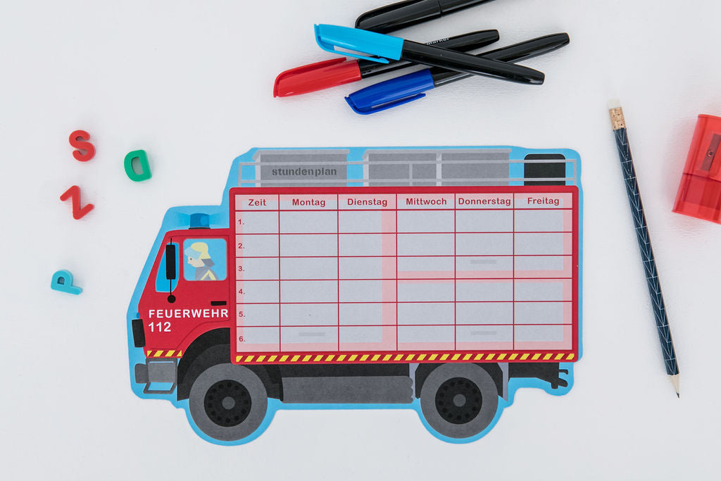 Feuerwehr Stundenplan