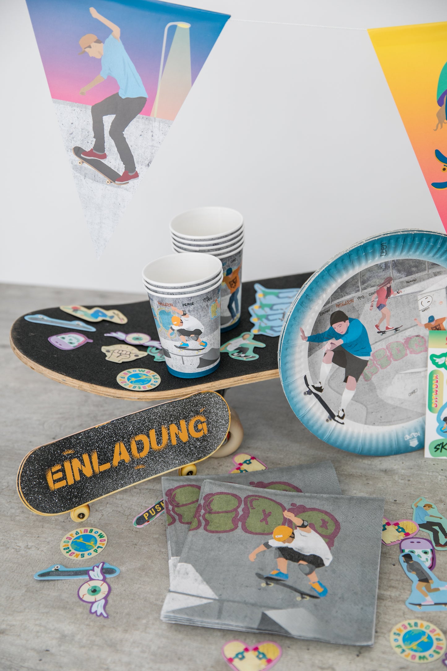 Skaterpark Servietten