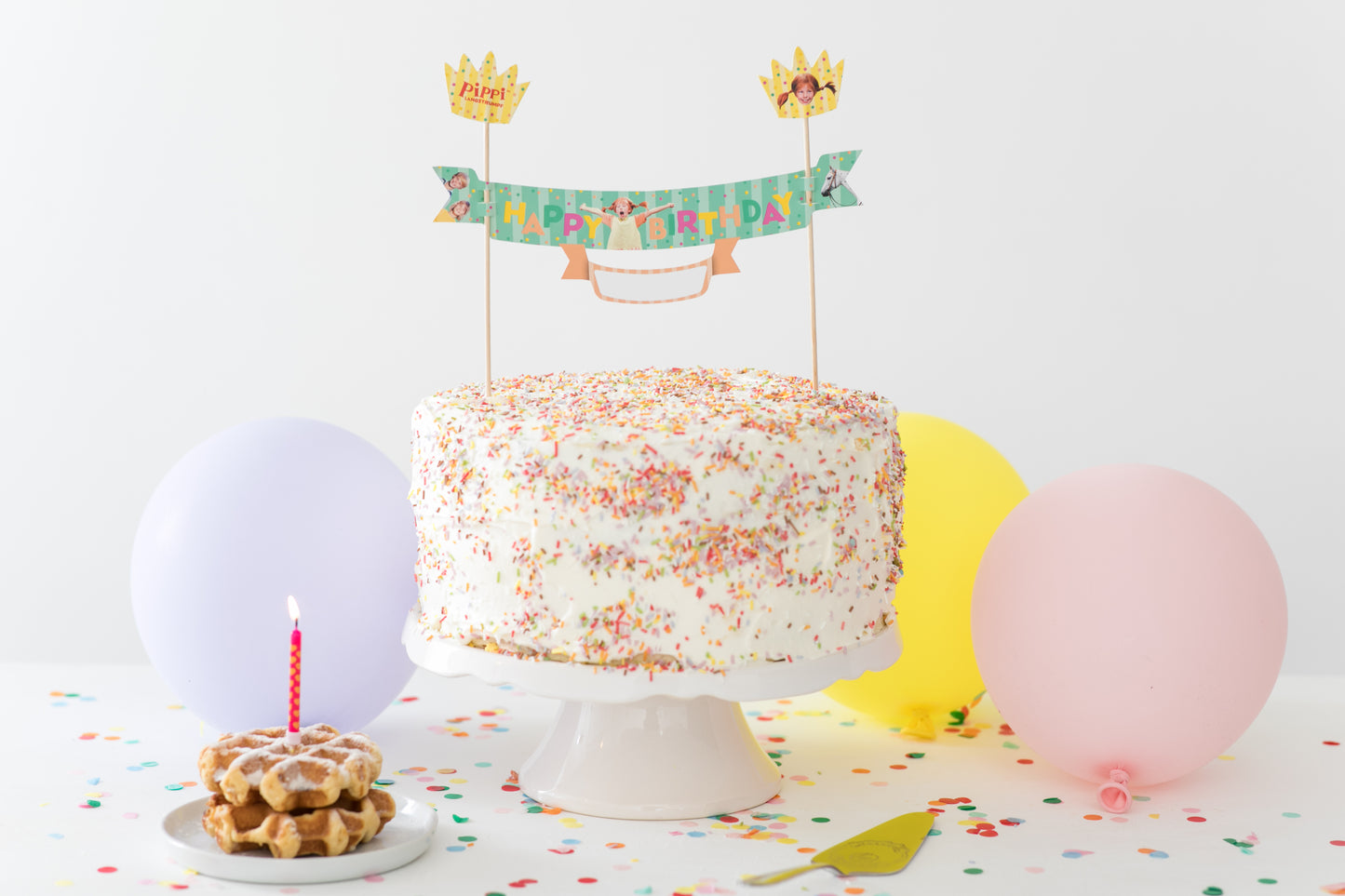 Pippi Langstrumpf Tortenbanner